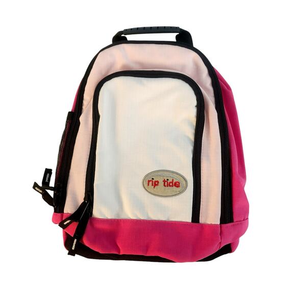 Rip Tide Pink/Black Backpack Purse - Picture 1 of 10